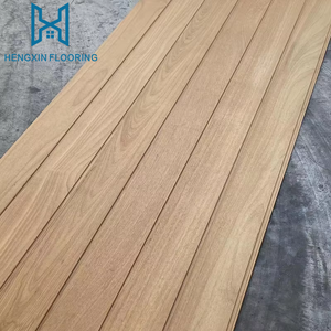 Pavimentazione in Legno Massello <span class=keywords><strong>Iroko</strong></span> dal Design Moderno, Pavimento in Teak Cumaru Colore Naturale, Spessore 18mm - Product Image 4
