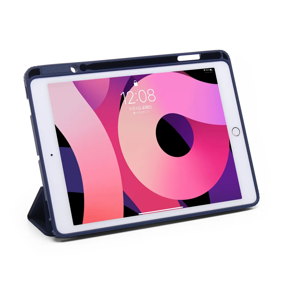 Custodia per iPad Auto Wake/Sleep compatibile con iPad 9th/8th/7th Generation Case Stand custodia per iPad da 10.2 pollici con portamatite