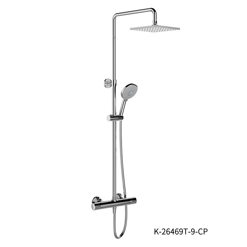K-26469T-9-CP thermostatic dual shower head