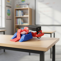 ACEBOTT NOUVEAU Kit Éducatif Voiture Robot de Combat, Projet STEM DIY pour l'école, Kit Robotique STEM, Robot de Combat à Blocs, Codage pour Arduino