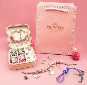 2025 <span class=keywords><strong>Calendario</strong></span> de Adviento de Navidad temática de Navidad DIY encanto joyería pulsera collar hacer Kit para niñas caja de regalo de Navidad Año Nuevo - Product Image 3