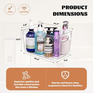 Contenedores de Plástico Transparentes para Almacenamiento, Cajones de Almacenamiento para Cocina y Despensa, Organizadores Transparentes para Refrigerador - Product Image 4