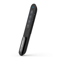 Presentador Inalámbrico Norwii N27 con Control Remoto de 100 m, Puntero Láser para Presentaciones, Puntero Láser USB