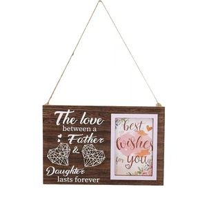 Letrero de pared de madera con expositor de fotos, pinzas y cuerda para decoración del hogar, regalo de aniversario, diseño minimalista - Product Image 5