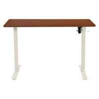 Table de bureau électrique personnalisable à levage silencieux, bureau pour ordinateur portable avec cadre en acier, bureau debout électrique réglable en hauteur