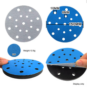 Disque de ponçage 5 pouces 125 mm 8 trous à fixation auto-agrippante, disques de ponçage en oxyde d'aluminium rond de grain 120 pour ponceuse orbitale