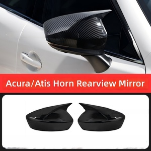 Convient pour Mazda nouvelle génération 14-19 Axela, rétroviseur en forme de corne, couvercle en fibre de carbone 20 Atenza - Product Image 1