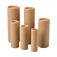 Conteneurs de parfum d'huile essentielle personnalisés tube cylindrique thé boîte d'emballage cadeau tube de papier cylindrique en papier marchandises d'emballage en stock