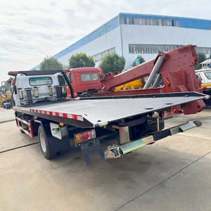 High-quality Isuzu 4-ton Tow <b>Truck</b> Hydraulic <b>Flatbed</b> 4x2 LHD Small Road Rescue Vehicle - Product Image 4