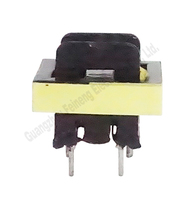 Bobine en plastique verticale miniature EI19 avec noyau en ferrite MN ZN, transformateur abaisseur haute fréquence SMPS