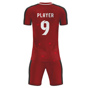 Seragam Sepak Bola Desain Terbaru dan Pakaian Olahraga, Seragam Sepak Bola Musim Panas Bernapas dengan Cetak Kustom yang Laris Manis - Product Image 3