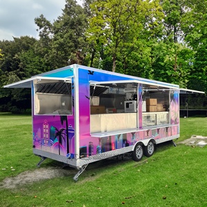 Free Shipping Mobile Cart Coffee Mobile Food Truck for Sale Small Cart Pizza <strong>Trailer</strong> Usa <strong>Ice</strong> <strong>Cream</strong> Vending With Low Price - Product Image 3