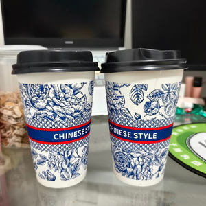 उच्च अंत डबल-पी लेपित पेपर कॉफी कप, कस्टम लोगो सेवा उपलब्ध - Product Image 5