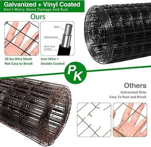 Popular PVC Coated Welded Wire <b>Mesh</b> Fence Roll for Garden Farm Animal Breeding and Protection - Product Image 6