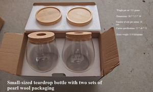 Station <span class=keywords><strong>de</strong></span> propagation des plantes avec logo personnalisé moderne Vase décoratif Jardinière Terrarium en verre Bocal pour la plantation <span class=keywords><strong>de</strong></span> plantes Vase en verre Design unique - Product Image 6