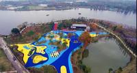 Granulés de caoutchouc EPDM pour revêtement de sécurité de parc d'attractions en plein air FN-CY-2512364 Surface de terrain de jeu en plein air