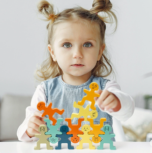 Số Lượng Lớn Bằng Gỗ Cầu Vồng Stacker Đồ Chơi Trẻ Em Cân Bằng Đào Tạo Trò Chơi Nhiều Màu Phân Loại Khối Cho Cảm Giác Tốt Kỹ Năng Động Cơ Phát Triển - Product Image 6