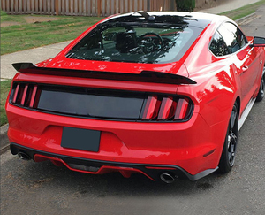 Cho 2015-2016 Ford <span class=keywords><strong>Mustang</strong></span> phụ tùng ô tô sợi carbon cứng hàng đầu xe với đầy đủ ABS phía sau đuôi đơn boong - Product Image 2