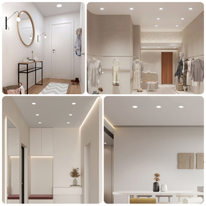 Plafonnier LED 25W Haute Luminosité 80LM/W 4000K Lumière du Jour Réglable Boîtier en Fer pour Chambre/Garage/Escalier - Product Image 6