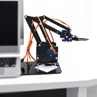 Acrylique 4 DOF Bras Mécanique Robot Manipulateur Griffe Kit DIY Kit Éducatif pour R3 Maker Débutants
