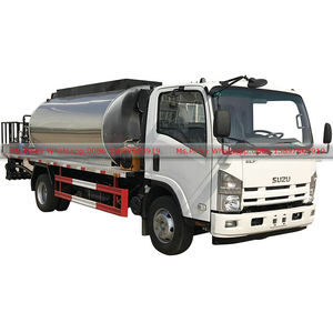 Camion distributeur d'asphalte ISUZU ELF 6000 litres, finisseur de routes, épandeur d'émulsion bitumineuse, machine à asphalte pour voitures - Product Image 2