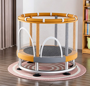 <span class=keywords><strong>Trampoline</strong></span> d'intérieur pour enfants, <span class=keywords><strong>trampoline</strong></span> de haute qualité à prix abordable pour enfants avec filet de sécurité - Product Image 3
