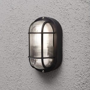 Truyền Thống Phong Cách Hình Bầu Dục Vách Ngăn Kính Che Ánh Sáng Lịch Thi Đấu Đèn Tường Ngoài Trời E27 Ổ Cắm Pc Bìa + Pc Cơ Sở Hy Lạp - Product Image 2