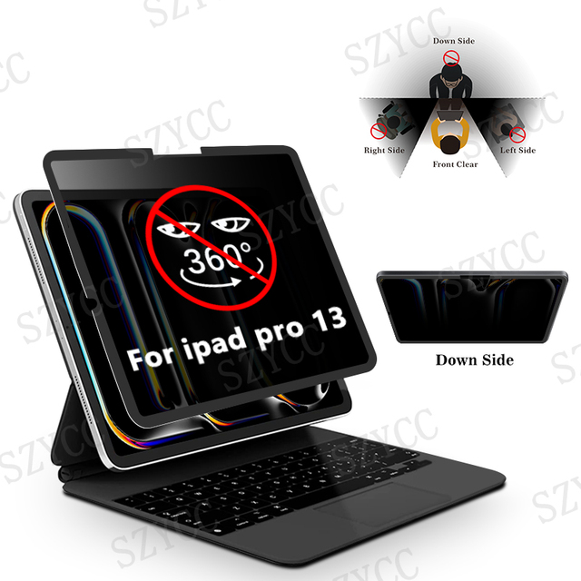 360 Degree Privacy Anti Spy Tablet Screen Protector Anti Blue Light Special Nano-Texture Privacy Screen Protector for Ipad