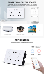 Bán buôn Wifi Ổ cắm đôi phổ tường ổ cắm điện tường ổ cắm với PD sạc - Product Image 5
