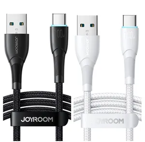 Joyroom Type-C PD Cable Fast Charger Nylon USB C To USB C Cable 100W