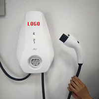 Borne de recharge murale pour VE 7kW, compatible GB/T, pour maison et garage, avec contrôle par carte RFID et application, pour BYD, Geely, Chery, NIO, Xpeng, Li Auto, Zeekr, Avatr