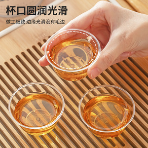 Disposable Kung Fu Tea Cups 60ml 36pcs Thickened Food Grade Transparent For Tea Tasting Party Use - Product Image 2