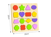 Set mainan edukasi anak-anak, Set Jam Blok Tumpuk, papan Puzzle 3D, mainan edukasi anak-anak Montessori, permainan tokoh musik untuk anak laki-laki dan perempuan