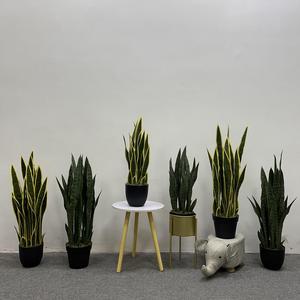Planta Artificial de Serpiente de Plástico de Gran Tamaño, <span class=keywords><strong>Sansevieria</strong></span> Realista, Decoración Ecológica para el Suelo de Hoteles, Vestíbulos, Bodas y Acción de Gracias - Product Image 4