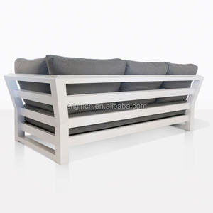 الباحة الأثاث الفاخرة مريحة مقعد الاقسام على محمل الجد أنيق غير قابل للصدأ الألومنيوم الإطار حديقة الأرائك - Product Image 4