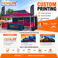 PDYEAR Özel Baskılı Reklam Çadırı Fuar Katlanır Tente Spor Etkinliği Anında Kurulum Çadırı Promosyon Markalı Gazebo