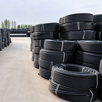 Pipa Irigasi Tetes HDPE Ukuran Mini 16mm 20mm 25mm 32mm 40mm untuk Rumah Kaca, Bedeng Bunga, dan Pembibitan