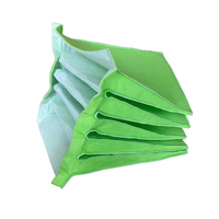 Filtro de Bolsa de Algodón Verde Blanco de Eficiencia Media