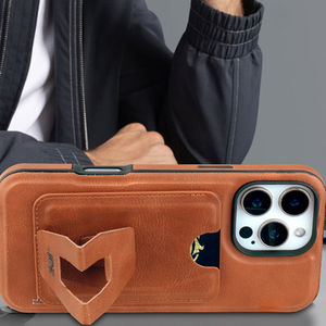 Funda para Teléfono Móvil Apple 16 Pro Max con Tarjetero, Soporte Magnético, Compatible con <span class=keywords><strong>iPhone</strong></span> 15 14 13 12 <span class=keywords><strong>11</strong></span> Plus, Protección Total Anticaídas, Moderna - Product Image 5