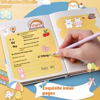 Nettes kreatives Cartoon-Handkonto-Notizbuch für Grundschüler Hoher Farbwert Gut aussehendes Briefpapier-Geburtstags geschenk