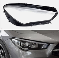 Casing Lampu Depan Plastik Transparan Terlaris, Penutup Lensa Lampu Depan, Casing Lampu Depan untuk Mercedes-Benz CLA W118 2020-2022
