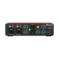 Interface audio USB professionnelle de haute qualité, carte son de studio d'enregistrement pour microphone filaire, enregistrement sur PC