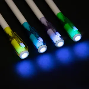 custom magic invisible ink pen UV light reactive invisible textile marker security spy pen multi use pen with uv light