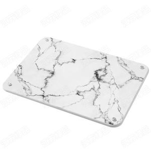 Tapis absorbant de cuisine en diatomite, motif marbre noir, carré, pour comptoir, pour usage en cuisine - Product Image 5