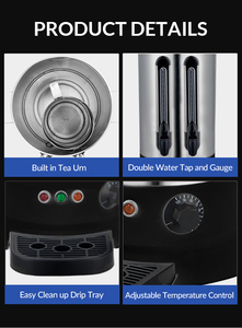 8L Built-in Tea Urn New Design Stainless Steel Hot Water <b>Kettle</b> With <b>Keep</b> <b>Warm</b> for Car & and Commercial Use Stainless Steel Tea - Product Image 4