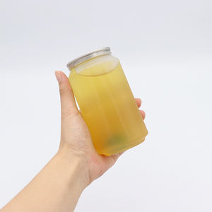 250ml 350ml 500ml for PET Plastic Cans for Milk Tea Coffee Juice Soda with Easy Open Lid <b>BPA</b> <b>Free</b> Food Grade - Product Image 6