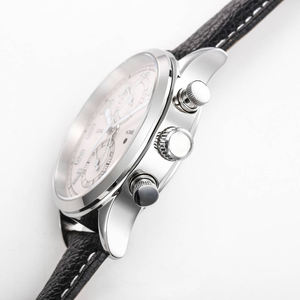 Reloj Mecánico Automático Clásico Negro y Blanco con Múltiples Esferas, Diseño de Homenaje a las Complicaciones, Ideal para Exposiciones de Arte - Product Image 4