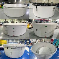 Piscine gonflable, piscine gonflable robuste en PVC, piscine portable, piscine extérieure pour jardin, pour adultes et enfants, plaisir aquatique