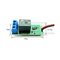 Taidacent Contrôleur de lumière de navigation haute tension 3.3V 5V 12V K1 1CH PWM Relais de signal de télécommande pour avion RC
