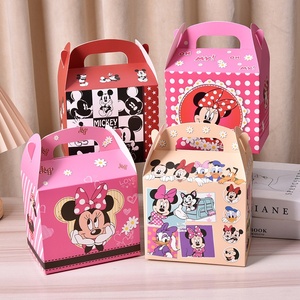 Nueva <span class=keywords><strong>Caja</strong></span> <span class=keywords><strong>de</strong></span> Regalo Plegable <span class=keywords><strong>de</strong></span> Papel Blanco con Diseño <span class=keywords><strong>de</strong></span> <span class=keywords><strong>Mickey</strong></span> <span class=keywords><strong>Mouse</strong></span> y Minnie <span class=keywords><strong>Mouse</strong></span> <span class=keywords><strong>para</strong></span> Fiestas y Días Festivos - Product Image 1